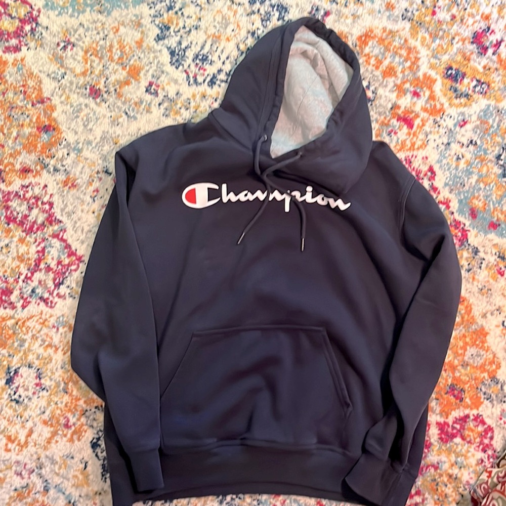 Mens navy blue Champion sweatshirt size xl